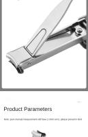Tijeras De Uñas Multifuncionales 5-en-1 Con Llavero Kit De Herramientas De Manicura Acero Inoxidable Plegable Para Hombres Y Mujeres - details 11