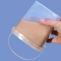 Cubeta De Plástico Transparente BPA-Free Con Tapa Airtight Para Almacenamiento De Alimentos En Línea 280ML/500ML/1L/2L - details 4