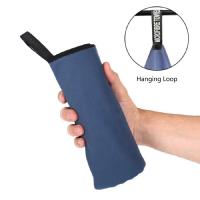 Toalla De Baño Negra Microfibra Para Deporte Secado Rápido Portátil Transpirable Para Playa Camping Senderismo Natación - details 2