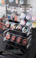 Estante De Exhibición Para Broches De Anime Organizador Multicapa Transparente Ecológico Plegable Para Almacenamiento De Coleccionables Y Broches - details 6