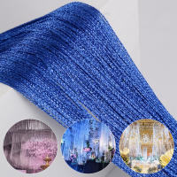 Cortina De Tela Suelta Recta 1x2m Para Decoración De Boda Y Puertas Cortina Romana De Color Sólido Sin Capa Doble Material 100% Poliéster - details 23