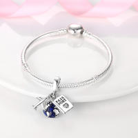 Colgante De Torre De Viaje Con Encanto De Gato Para Mujer Joyería Original De Pulsera Y Collar Plata Esmaltada 100% 2023 - details 4