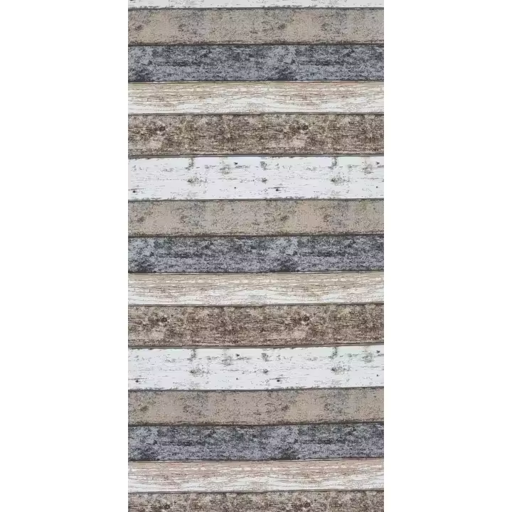 Alfombras pasillero multiusos, base goma, fáciles de limpiar y adaptables, antideslizante, resistentes para salón, cocina,  pasillo, habitación. Wood 70% Algodón y 30% Poliéster - 1