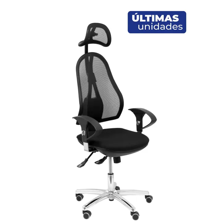 Piqueras Y Crespo Silla Socuéllamos Sincro Malla Negra - 1