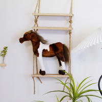 Muñeco De Peluche Caballo Realista 28cm Juguete Clásico De Alta Calidad Para Regalo De Cumpleaños Material Coton PP Adecuado Para Todas Las Edades - details 1