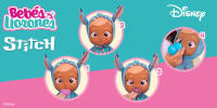 Bebés Llorones Disney Stitch, Muñeco Bebé Inspirado en Stitch de Disney, Vestido con su Pijama Azul Personalizado y Llora Lágrimas de Verdad, Juguete para Niñas y Niños de 18+ Meses - details 1