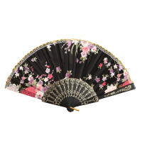 Abanico De Lujo En Estilo Español Vintage Con Diseño De Estampado Y Encaje Plegable Para Danza Y Decoración De Bodas Y Fiestas - details 4