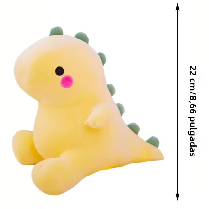 Muñeco De Peluche Dinosaurio Verde Para Niños Juguete Suave De Algodón Relleno Para Regalo De Navidad Halloween Acción De Gracias Y Pascua - 1