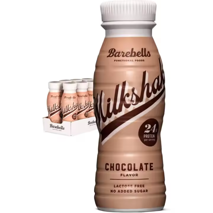 BAREBELLS - Protein Milkshake - Batido de Proteína - Sabor Chocolate - 8u - 1