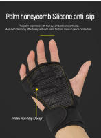 Guantes De Entrenamiento De Deporte Para Hombres Y Mujeres Guantes De Fitness Para Levantamiento De Pesas Protección De Muñeca Y Palma Para Gimnasio - details 11