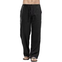 Pantalones Casual Para Hombre De Talla Grande With Belt Elástica Largos Y Ligeros Estilo De Calle Pantalones Rectos Para Primavera Y Verano - details 6