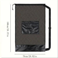 Bolsa De Almacenamiento Deportiva Para Fútbol Y Baloncesto Con Cierre De Cordón Bolsa De Transporte Para Tenis Y Voleibol Hombro Único Fácil De Transportar Unisex-Juventud Material De Sábana - details 4