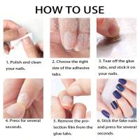 100 Hojas De Pegatina Doble Cara Invisible Super Pegajosa Para Manicura Y Uñas Pegatina Hidrofóbica De Gel De Jalea Para Decoración Y Adhesión - details 3