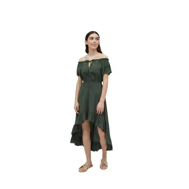 Ysabel Mora - Vestido asimétrico verde - 1