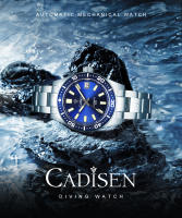 Reloj De Diversión Para Hombre CADISEN 38mm Japonés NH35A Mecánico Vidrio De Zafiro Date Luminoso 200M Impermeable Acero Inoxidable - details 0