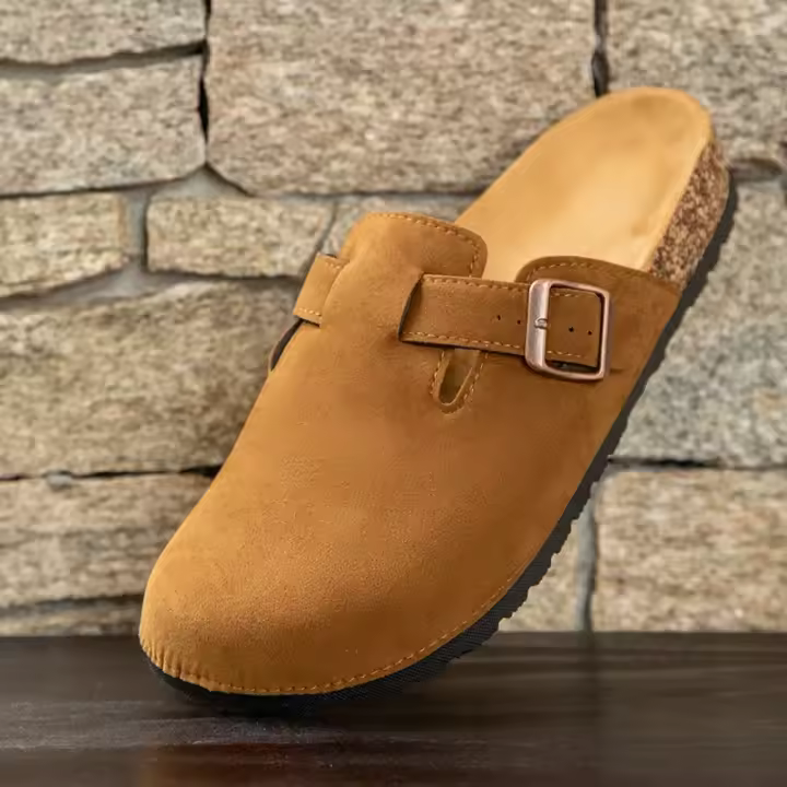Comwarm Sandalias De Tacones Bajos Para Mujer Y Hombre Con Soporte De Arco Antideslizante Suela De Goma Cómodas Para Playa Y Hogar Material De Tela Transpirable - 1