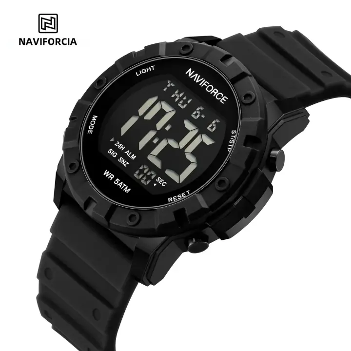 Reloj Deportivo NAVIFORCE NF7110 Con Pantalla Digital Y Cierre De Hebilla Correa De Silicona Resistente Al Agua Para Hombres Y Mujeres - 1