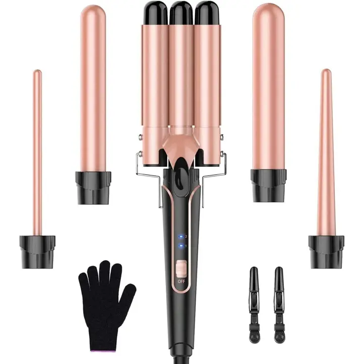 Juego de rizador de pelo 5 en 1 Wave Iron - Rizadores de pelo - 1