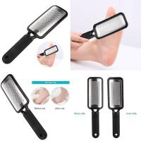 Large Professional Pedicure Skin File Foot File Scraper Rallador de Maple inoxidable | Raspador de pies (Negro) - details 1