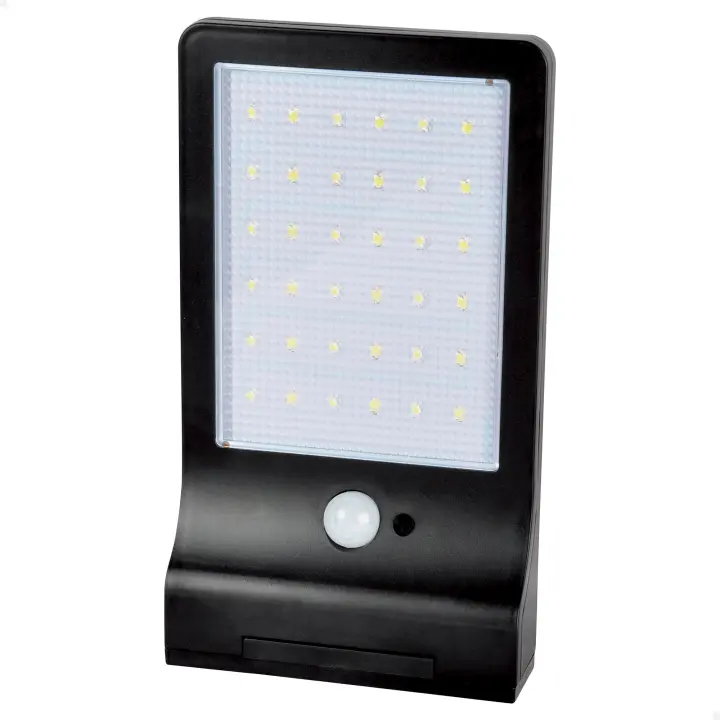 Foco solar exterior led con sensor de movimiento Aktive, luz continua entre 6 y 8 horas, 36 leds, de 300 lumens, Impermeable - 1