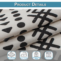 Cortina Bohemia Vintage Con Borlas Valance Corta Translúcida Para Cocina Sala De Estar Dormitorio Con Bolsillo Para Rodillo - details 10