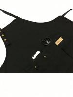 Delantal De Cocina Impermeable Para Mujer Y Hombre Color Sólido Adecuado Para Chef Cocina Café Tienda Barbecue Barbería Accesorios De Cocina - details 4