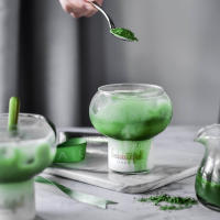 KEMORELA Vaso De Barra Estilo Nórdico Para Cócteles Taza De Café Transparente Vaso De Mousse De Yogur Copa De Helado Postre Vaso De Batido De Leche - details 10