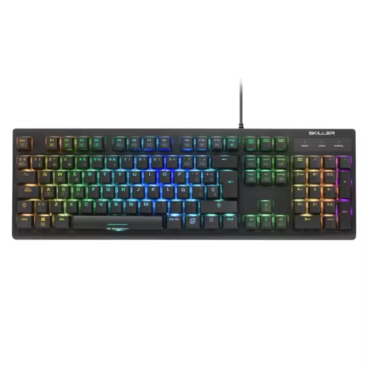TECLADO GAMING SHARKOON SHARK SKILLER SGK30 BLUE PORTUGUES - 1