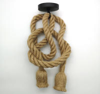 Lámpara Colgante De Hemp Rope Vintage Retro E27 AC 85-265V Decoración Industrial Para Hogar Restaurante Lámpara Edison Hanglamp - details 2