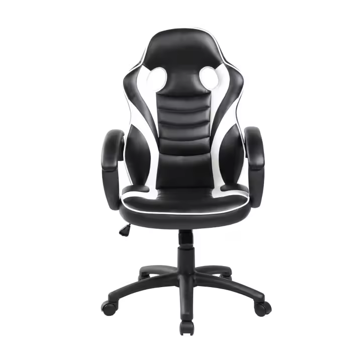 SILLA DE OFICINA BRAVO MOD.SOF-14 NEGRO TIPO GAMER - 1