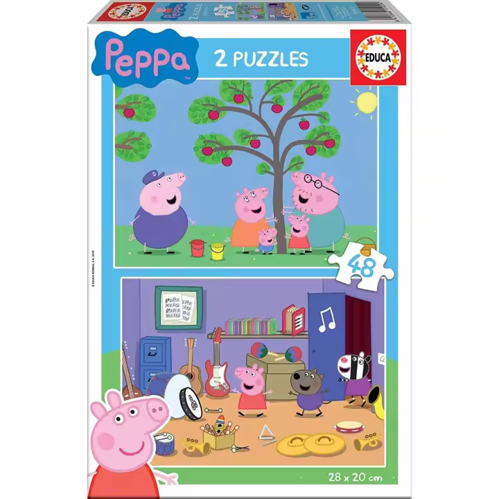 Puzzle 2X48 Peppa Pig - 1