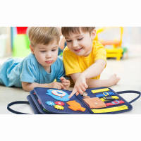 Tablero ocupado para niños pequeños, 3 capas, tablero de actividades de 1 año, juguete Montessori, bebé de 1, 2, 3, 4 años, niña, niño, aprender habilidades básicas - details 4