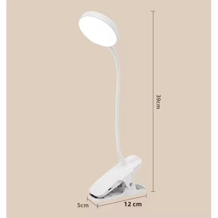 Lámpara De Escritorio Pequeña Recargable USB Protección Ocular Para Lectura Y Estudio Luz LED Fría Fuente De Alimentación Rechargeable - 1