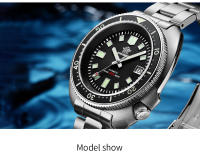 Reloj Mecánico De Pulsera ADDIESDIVE Con Cristal De Esmeralda Resistente Al Rasguño Para Hombre Diseño De Moda Acero Inoxidable Automático Resistente Al Agua Para Buceo - details 14