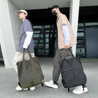 Mochila Unisex Grande Impermeable Deportiva Bolso De Viaje Casual Para Hombres Y Mujeres Bolsa De Mano De Nylon Con Cierre De Zipper - details 5
