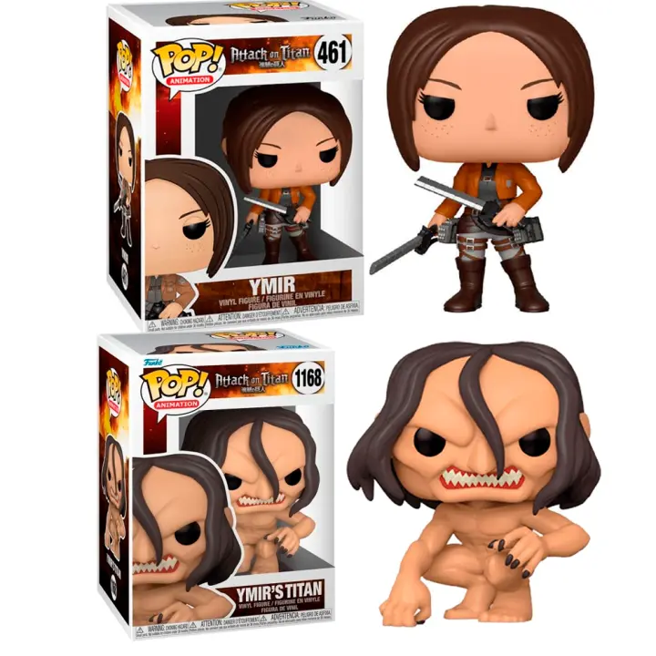 Funko PAck  Ymir e Ymir as Titan 461 1168 Attack on Titan  Vinyl Anime Figura Ataque a los Titanes dos figuras - 1