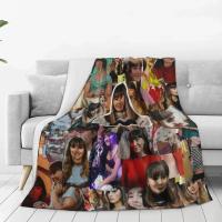 A-Aitanas Cobija De Pano Flannel Calidad Suave Duradera Para Músicos Foto Tamaño Rectangular Moderno Estilo Antipelusa Portátil Viaje Otoño Primavera - details 5