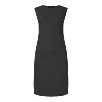 Vestido Elegante Sin Mangas De Mujer ZANZEA De Moda Coreana Casual Con Cuello Redondo Draped Vestidos De Oficina Largo Hasta La Rodilla Para Mujer - details 11