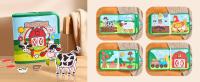 Juguete Sensorial De Montessori Para Niños Busy Board Con Historias De Animales De La Granja Juego Educativo Para El Desarrollo De Los Dedos Y Aprendizaje Preescolar Actividades De Viaje - details 9