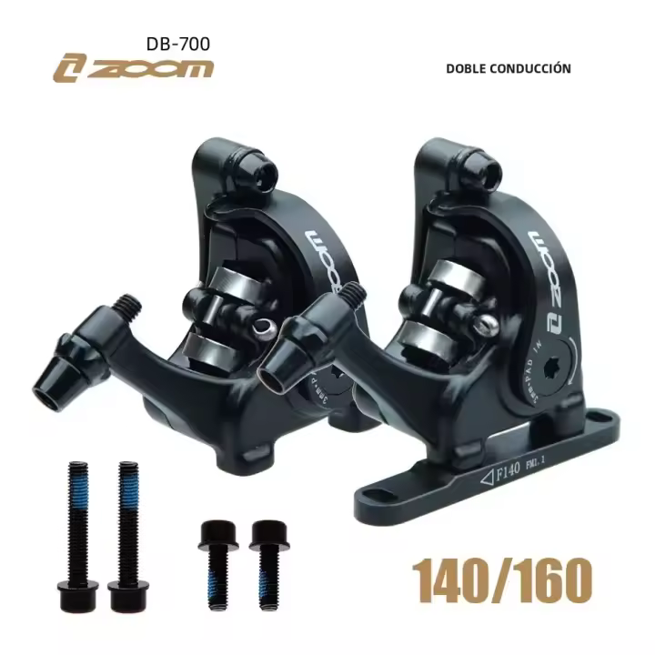 Freno De Bicicleta Zoom HB700 Mecanico Para Carretera Doble Pistola Bilateral MD-C550 TRP 140 160 Aluminio Ligero Para Bicicletas De Carretera - 1