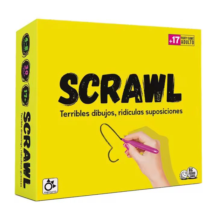 Mercurio Juego De Mesa Scrawl Amarillo - 1