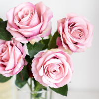 Rosa Artificial De Seda Largarama Para Decoración De Hogar Y Fiestas Regalo De Plantas Falsas Para Sala De Estar Y Boda - details 5