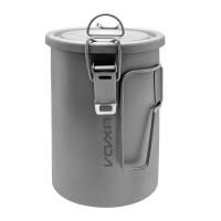 Lixada Sartén De Arroz Multifuncional Para Camping Y Viajes Titanium Resistente Al Desgaste Con Utensilios De Cocina Para 1-2 Personas - details 1