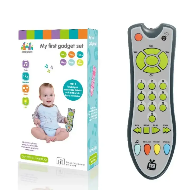 Juguete Educativo Musique Baby Simulación De Control Remoto De Televisión Para Niños Aprendizaje Musical En Inglés Regalo Para Niñas Y Niños Entre 3 Y 6 Años - 1