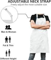 1 delantal de Cocina con 2 bolsos grandes, resistente a Las Gotas de Agua, ajustable - details 1