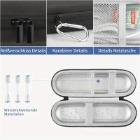 Estuche De Viaje Para Cepillo De Dientes Eléctrico a Prueba De Golpes Y Agua Capacidad Grande Organizador Protector De EVA Para Cepillos Cabezales Y Cargador - details 6