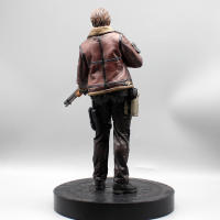Figura De Acción De Anime 33cm Leon Zombie Hunter En Cuero Colección Para Niños Y Adultos Decoración De Escritorio Modelo De Soldado Juguete Grande - details 4