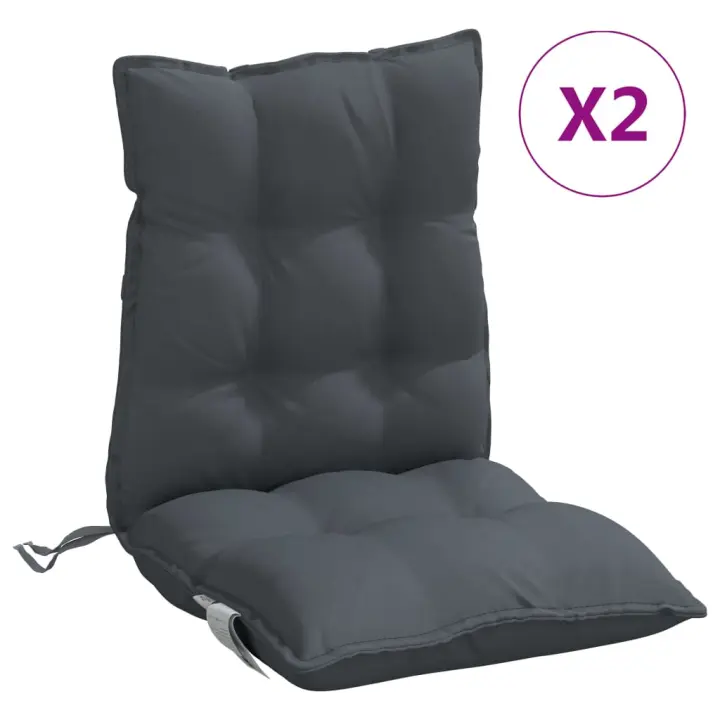Fundas de lona Oxford gris antracita - 1