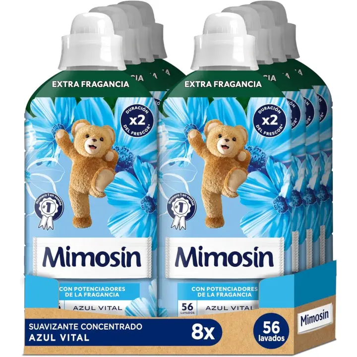 Mimosín Suavizante Concentrado Azul Vital,  56 lavados - 1