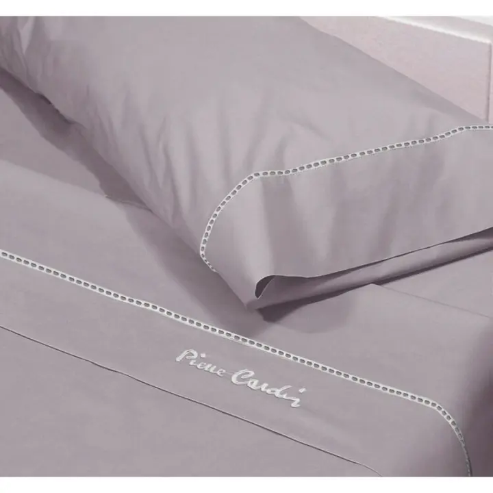 Pierre Cardin - Juego de Sábanas Pierre Cardin ARCADIA Malva Cama de 105 - 1